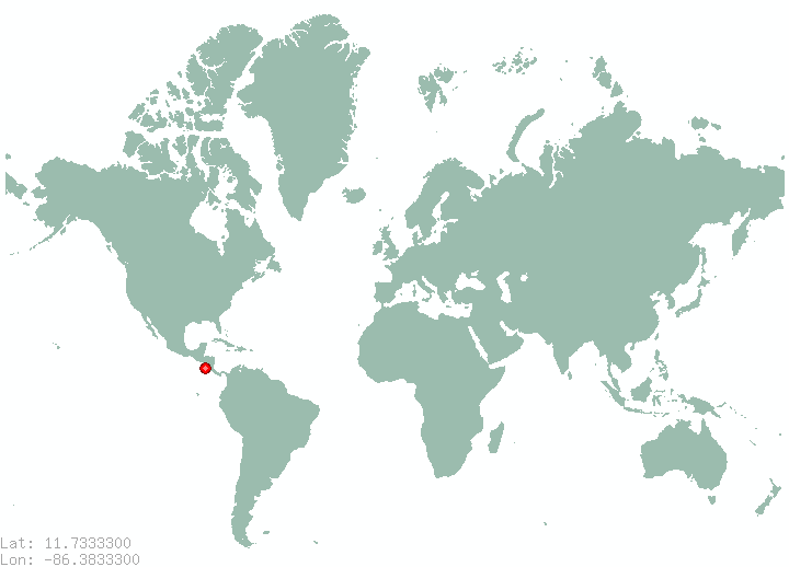 La Natividad in world map