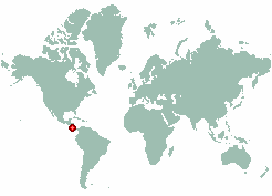 Barra del Rio Maiz in world map