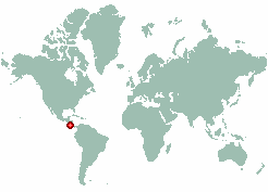 La Lagarta in world map