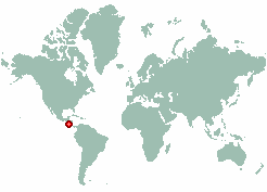 El Hornito in world map